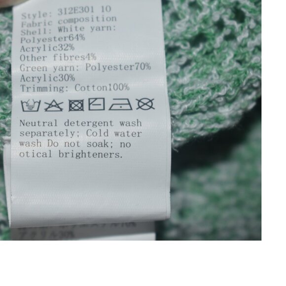 D'zzit Dzzit Green Tone Knit Sweater The Ballet Lolita Kawaii XS - Picture 6 of 8